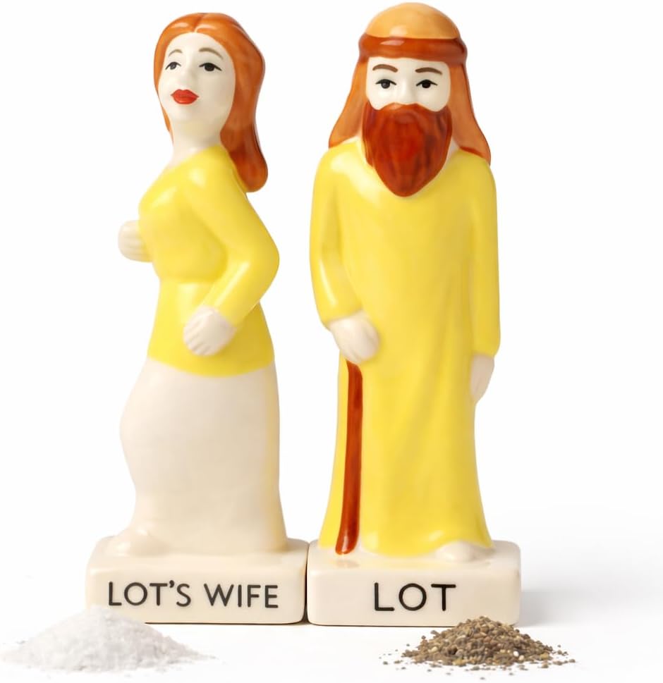 Lot's Wife Biblical Salt Shaker