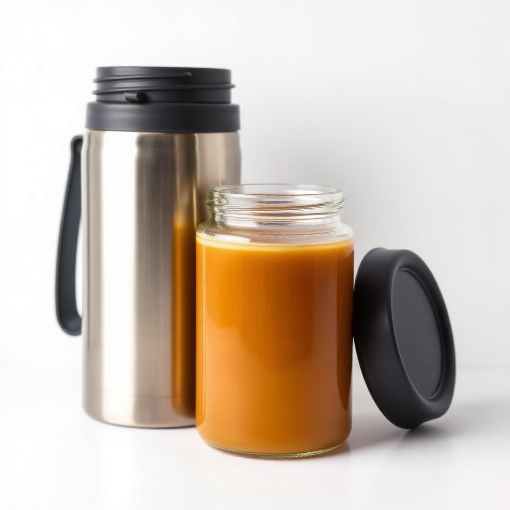 Bone Broth Thermos + Broth Pack