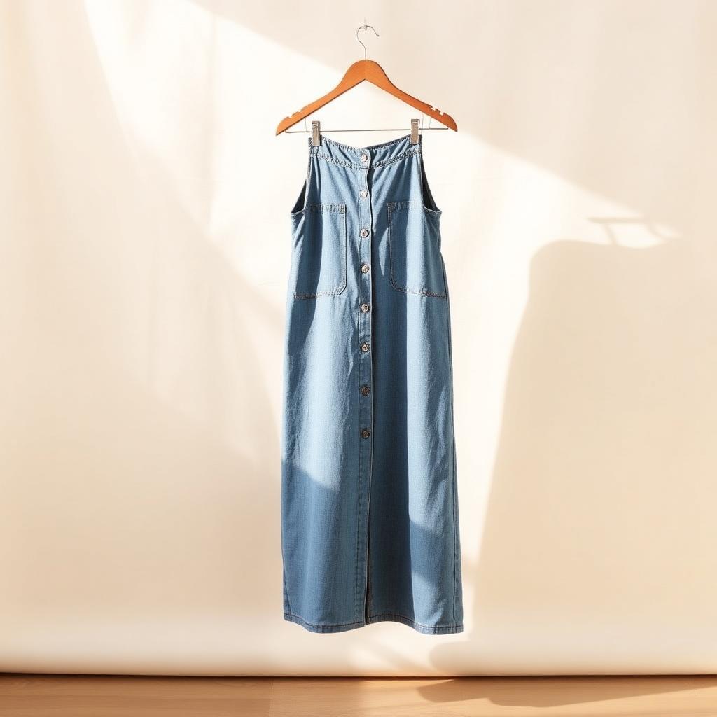 Pure Linen Long Skirt