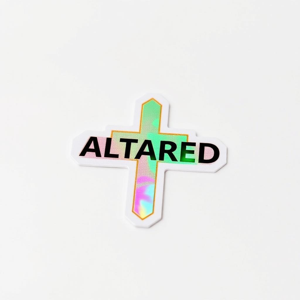 Holo Cross Sticker Pack (3)