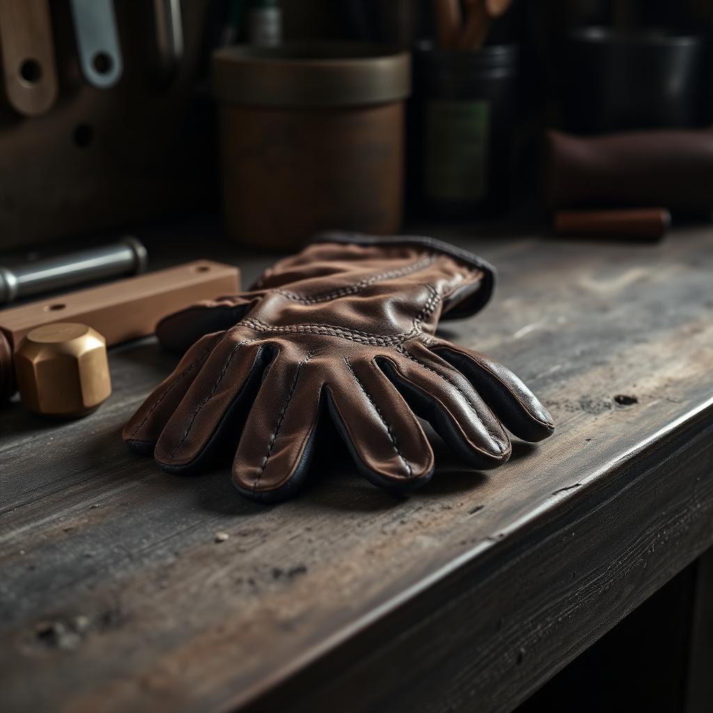 Leather Work Gloves