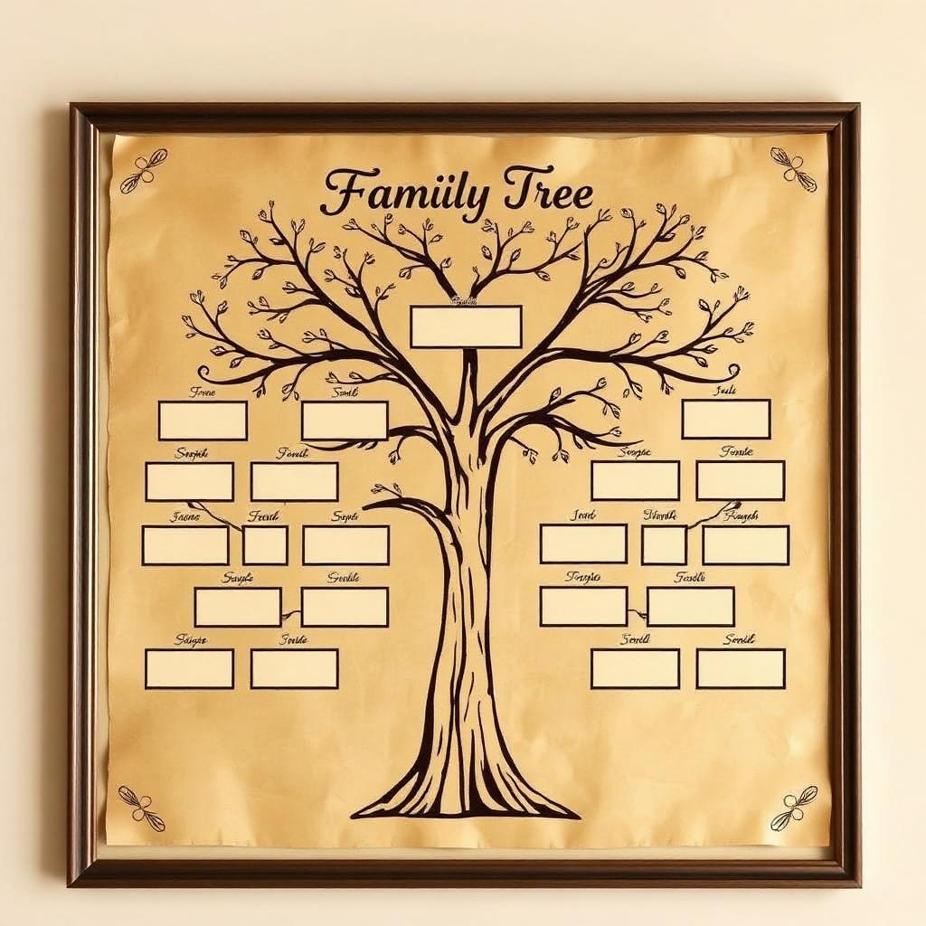 Blank Family Tree Wall Chart